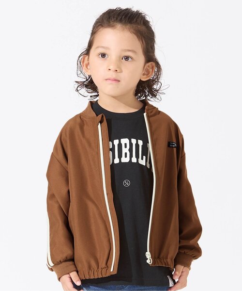BREEZE(ブリーズ)の「/ラインブルゾン(ブルゾン・キッズ・ブラック/キャメル・120/130/100/90/150/110/140)」の18枚目の写真