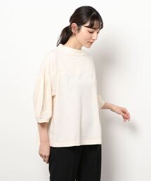 Samansa Mos2 | スタンドネックヨーク切替カットソー(Tシャツ/カットソー)