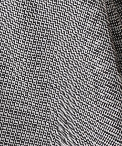 ＴＩＣＣＡリバーシブルステンカラーコート 白黒千鳥格子×ベージュ TICCA（ティッカ）の「＜TICCA（ティッカ）＞リバーシブル ステン