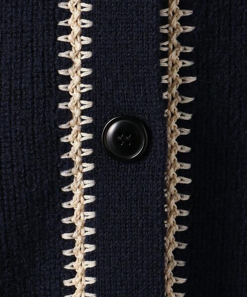 Steven Alan（スティーブンアラン）の「＜Steven Alan＞WOOL LONG KNIT VEST/ベスト（ニット/セーター・レディース・ネイビー/ブラウン・FREE）」の14枚目の写真