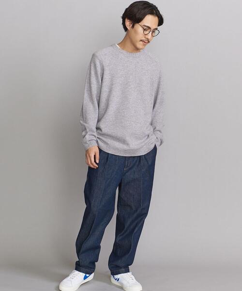 BEAUTY&YOUTH UNITED ARROWS（ビューティーアンドユースユナイテッドアローズ）の「BY スーパージーロン ウール ニット（ニット/セーター・メンズ・ライトグレー/ダークグリーン/ブラウン/ナチュラル/ホワイト・S/M/L/XL）」の13枚目の写真