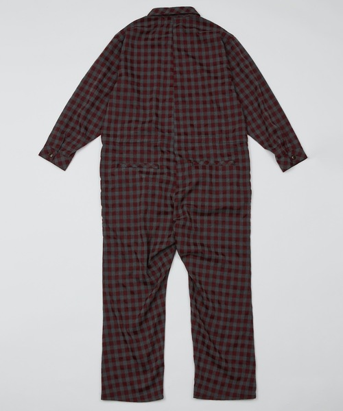 AlexanderLeeChang（アレキサンダーリーチャン）の「CHECK ALL IN ONE 21（サロペット/オーバーオール・メンズ・ブラウン/ブルー/バーガンディー・2/3）」の17枚目の写真