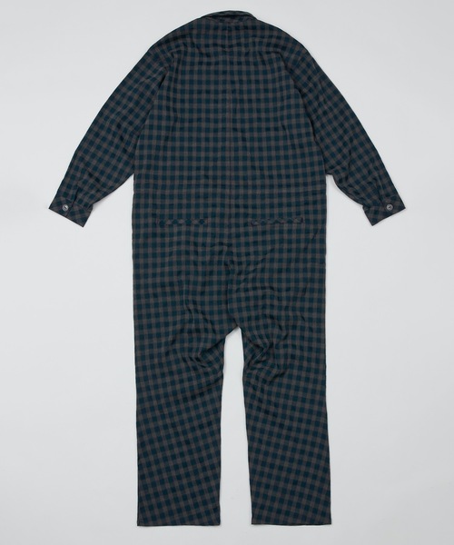 AlexanderLeeChang（アレキサンダーリーチャン）の「CHECK ALL IN ONE 21（サロペット/オーバーオール・メンズ・ブラウン/ブルー/バーガンディー・2/3）」の14枚目の写真