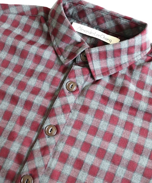 AlexanderLeeChang（アレキサンダーリーチャン）の「CHECK ALL IN ONE 21（サロペット/オーバーオール・メンズ・ブラウン/ブルー/バーガンディー・2/3）」の11枚目の写真