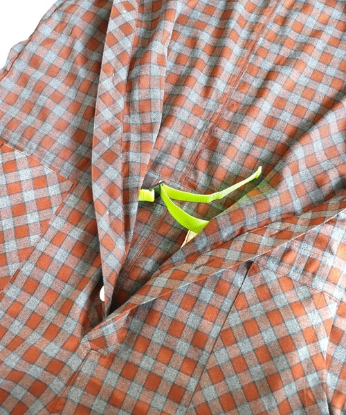 AlexanderLeeChang（アレキサンダーリーチャン）の「CHECK ALL IN ONE 21（サロペット/オーバーオール・メンズ・ブラウン/ブルー/バーガンディー・2/3）」の18枚目の写真