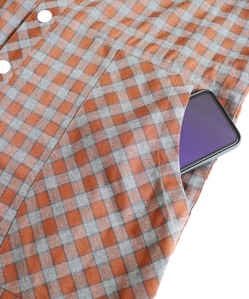 AlexanderLeeChang（アレキサンダーリーチャン）の「CHECK ALL IN ONE 21（サロペット/オーバーオール・メンズ・ブラウン/ブルー/バーガンディー・2/3）」の6枚目の写真