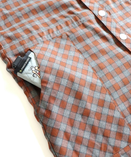 AlexanderLeeChang（アレキサンダーリーチャン）の「CHECK ALL IN ONE 21（サロペット/オーバーオール・メンズ・ブラウン/ブルー/バーガンディー・2/3）」の9枚目の写真