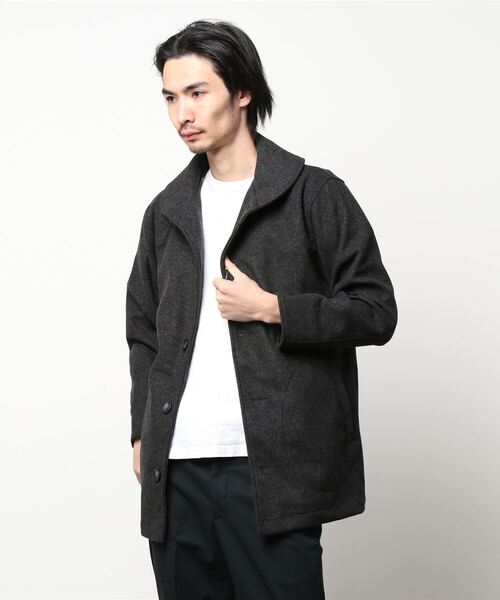 フェイクウールラウンドカラーコート（その他アウター）｜STYLEBLOCK（スタイルブロック）