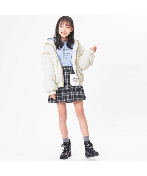 algy（アルジー）の「パイピングボアパーカー（パーカー・キッズ・アイボリー/ベージュ/サックスブルー・MEDIUM/XX-SMALL/X-SMALL/XXX-SMALL/SMALL）」の10枚目の写真