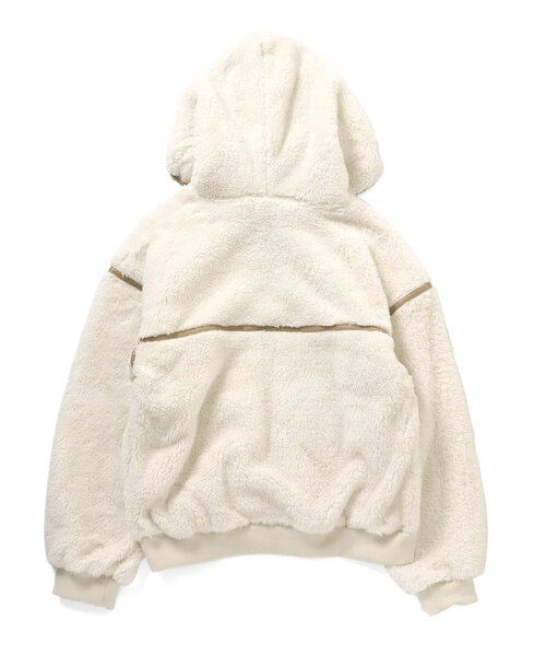 algy（アルジー）の「パイピングボアパーカー（パーカー・キッズ・アイボリー/ベージュ/サックスブルー・MEDIUM/XX-SMALL/X-SMALL/XXX-SMALL/SMALL）」の9枚目の写真