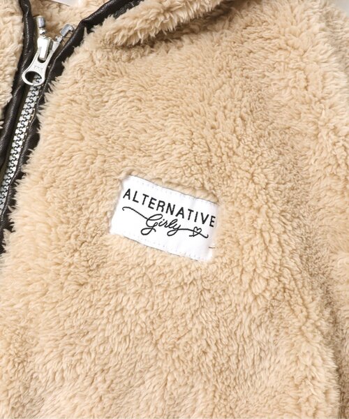 algy（アルジー）の「パイピングボアパーカー（パーカー・キッズ・アイボリー/ベージュ/サックスブルー・MEDIUM/XX-SMALL/X-SMALL/XXX-SMALL/SMALL）」の15枚目の写真