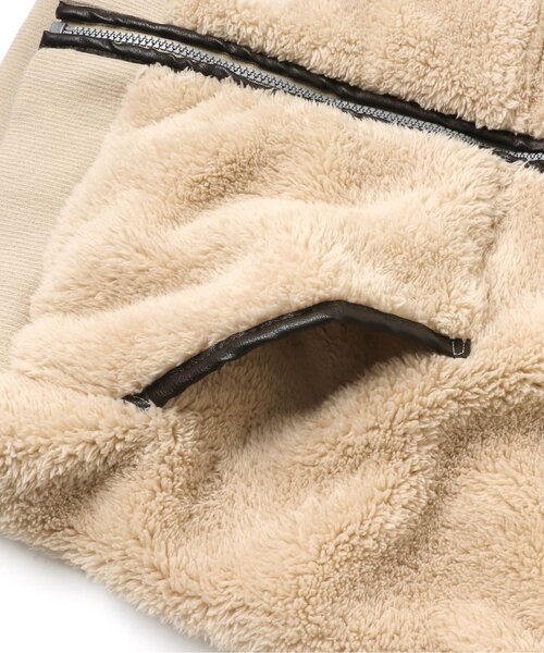 algy（アルジー）の「パイピングボアパーカー（パーカー・キッズ・アイボリー/ベージュ/サックスブルー・MEDIUM/XX-SMALL/X-SMALL/XXX-SMALL/SMALL）」の17枚目の写真