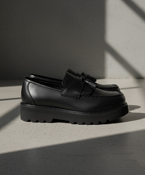 Dedes（デデス）の「DEDES ボリュームソール モカシンシューズ（モカシン/デッキシューズ・メンズ・ブラック/ブラック系その他・42/41/43/40/44）」の3枚目の写真