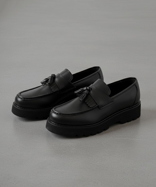 Dedes（デデス）の「DEDES ボリュームソール モカシンシューズ（モカシン/デッキシューズ・メンズ・ブラック/ブラック系その他・42/41/43/40/44）」の4枚目の写真