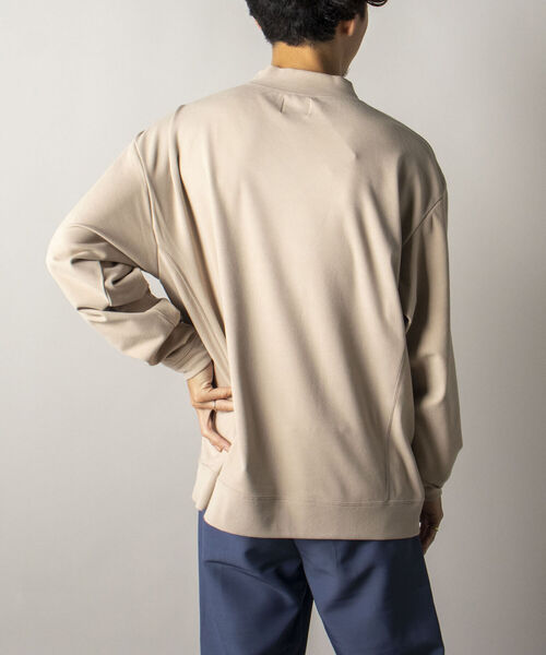 GLOSTER（グロスター）の「【GLOSTER/グロスター】ミリタリースムース モックネックカットソー（Tシャツ/カットソー・メンズ・ベージュ/チャコールグレー/アイボリー・LARGE/MEDIUM）」の16枚目の写真