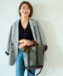 Breath TOPKAPI（ブレストプカピ）の「【小山田早織さんコラボ】スコッチグレイン マルチway バケットバッグ L（トートバッグ）」