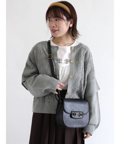 ehka sopo（エヘカソポ）の「ヨーク刺繍ブラウス（シャツ/ブラウス・レディース・オフホワイト/キナリ/ブラウン・ﾌﾘ-）」の9枚目の写真