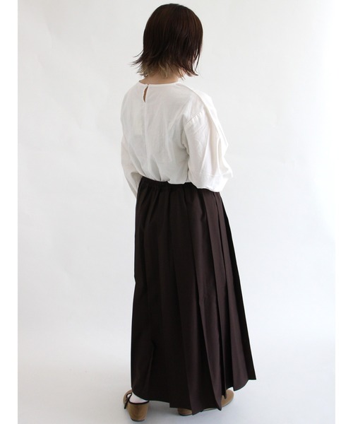 ehka sopo（エヘカソポ）の「ヨーク刺繍ブラウス（シャツ/ブラウス・レディース・オフホワイト/キナリ/ブラウン・ﾌﾘ-）」の8枚目の写真