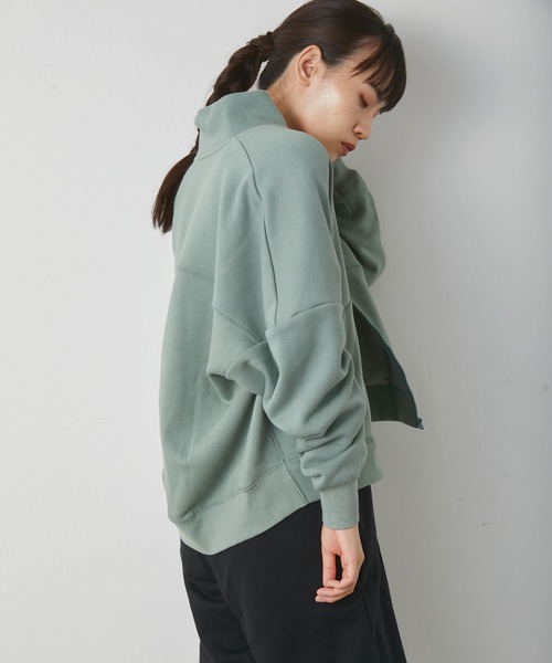 NERGY(ナージー)の「スマートウォーム 裏シャギージップアップ(パーカー・レディース・モスグリーン/ライトグレー/ブラウン・FREE)」の10枚目の写真