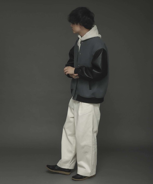 SENSE OF PLACE by URBAN RESEARCH（センスオブプレイスバイアーバンリサーチ）の「チノタックワイドパンツ（チノパンツ・メンズ・ベージュ/ブラウン/アイボリー・MEDIUM/LARGE）」の13枚目の写真