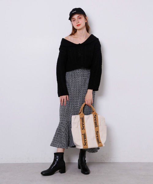 Seemi. byNICECLAUP（ シーミーバイナイスクラップ）の「Seemi.キャップ（キャップ・レディース・ブラック/ベージュ・FREE）」の21枚目の写真