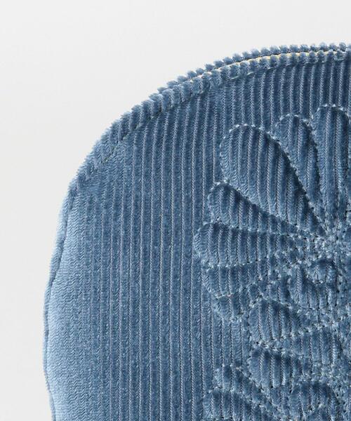 THE STATION STORE（ザ ステーション ストア）の「＜cache cache（カシュカシュ）＞刺繍コーデュロイ タッセルポーチ（ポーチ・レディース・オフホワイト/マスタード/コバルトブルー・FREE）」の7枚目の写真