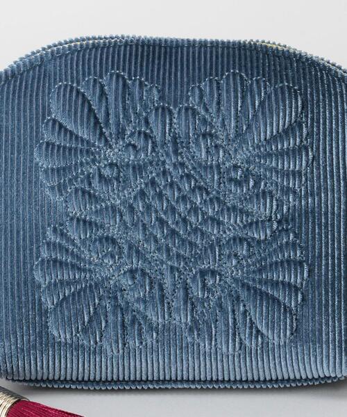 THE STATION STORE（ザ ステーション ストア）の「＜cache cache（カシュカシュ）＞刺繍コーデュロイ タッセルポーチ（ポーチ・レディース・オフホワイト/マスタード/コバルトブルー・FREE）」の8枚目の写真