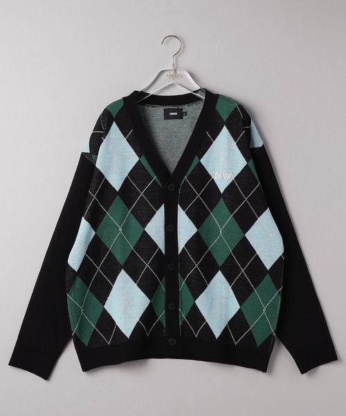 CHUCK（チャック）の「【CHUCK/チャック】 ARGYLE KNIT CARDIGAN/ユニ