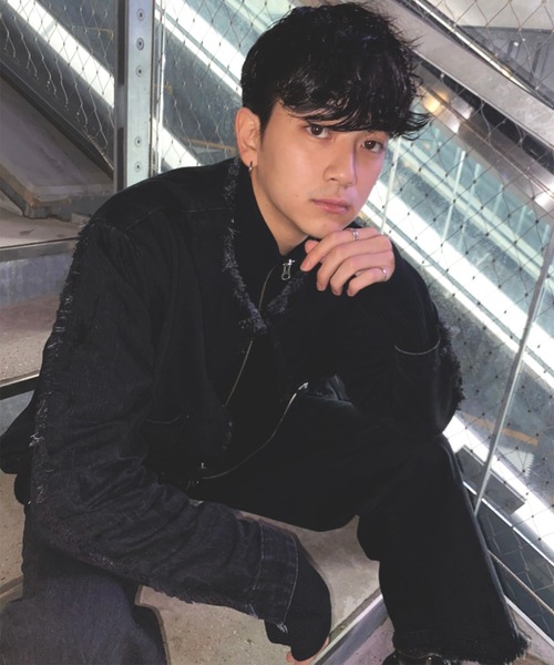 EDWIN（エドウィン）の「【ZOZO限定】　Nocty×EDWINコラボ　フリンジワイドフレアパンツ（デニムパンツ・メンズ・ブラック/グレー・SMALL/LARGE/MEDIUM）」の20枚目の写真