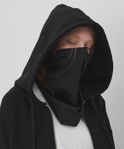 AIVER（アイバー）の「AIVER　ジャージネックガードマスク（ネックウォーマー/スヌード・メンズ・グレー/チャコールグレー/ブラック・FREE）」の17枚目の写真