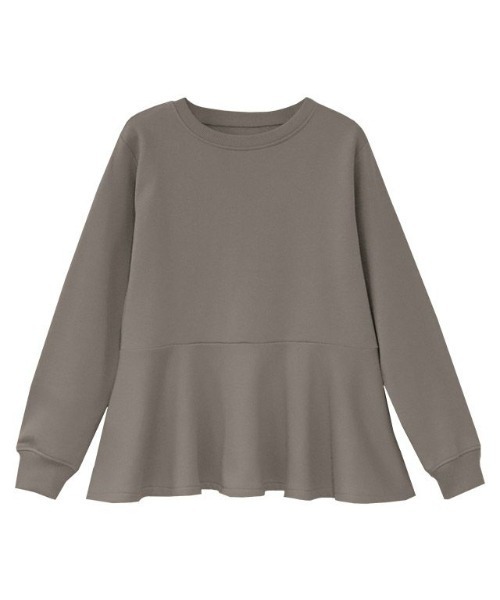 Pierrot（ピエロ）の「裏起毛フレアデザインプルオーバー（スウェット・レディース・ブラック/オフホワイト/モカ/ラベンダー/ネイビー/チャコール・M/L）」の14枚目の写真