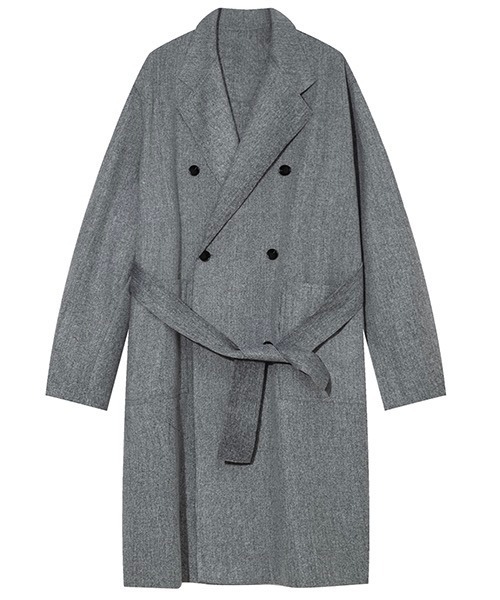 WESTBOY(ウエストボーイ)の「【WB ORIGINALS】Belted Gown Coat WO21W4OT08(トレンチコート・メンズ・ホワイト/グレー/ブラック/イエロー・L/XL/M)」の6枚目の写真