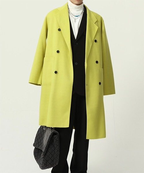 WESTBOY(ウエストボーイ)の「【WB ORIGINALS】Belted Gown Coat WO21W4OT08(トレンチコート・メンズ・ホワイト/グレー/ブラック/イエロー・L/XL/M)」の9枚目の写真