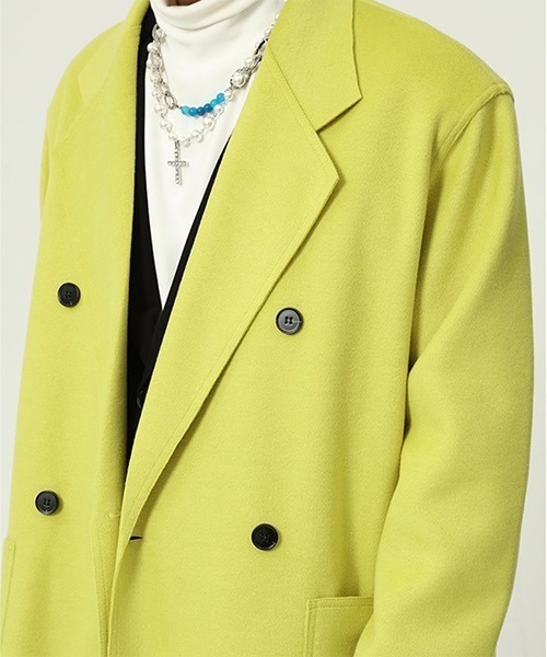 WESTBOY(ウエストボーイ)の「【WB ORIGINALS】Belted Gown Coat WO21W4OT08(トレンチコート・メンズ・ホワイト/グレー/ブラック/イエロー・L/XL/M)」の11枚目の写真