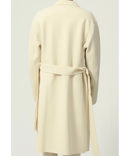 WESTBOY(ウエストボーイ)の「【WB ORIGINALS】Belted Gown Coat WO21W4OT08(トレンチコート・メンズ・ホワイト/グレー/ブラック/イエロー・L/XL/M)」の13枚目の写真