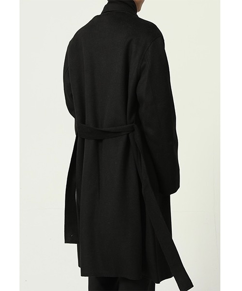 WESTBOY(ウエストボーイ)の「【WB ORIGINALS】Belted Gown Coat WO21W4OT08(トレンチコート・メンズ・ホワイト/グレー/ブラック/イエロー・L/XL/M)」の14枚目の写真