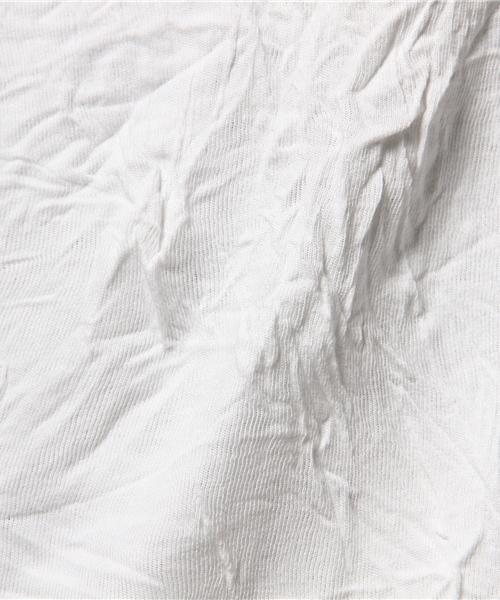 HAMNETT（ハムネット）の「【HAMNETT】 ワッシャ―T / VネックTシャツ（Tシャツ/カットソー・メンズ・ホワイト/ネイビー/レッド・L/M/S）」の7枚目の写真