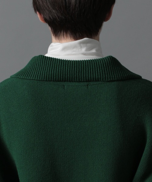 HARE（ハレ）の「2WAYシャツニットカーディガン(HARE)（カーディガン/ボレロ・メンズ・ブラック/ベージュ/グリーン・SMALL/MEDIUM）」の7枚目の写真