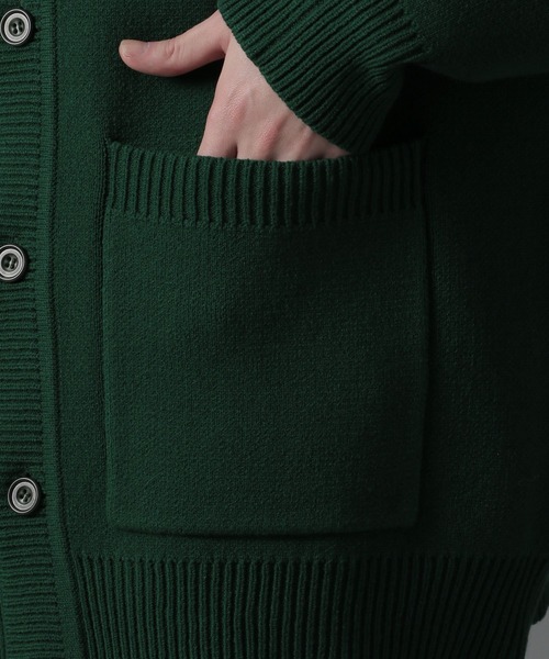 HARE（ハレ）の「2WAYシャツニットカーディガン(HARE)（カーディガン/ボレロ・メンズ・ブラック/ベージュ/グリーン・SMALL/MEDIUM）」の5枚目の写真