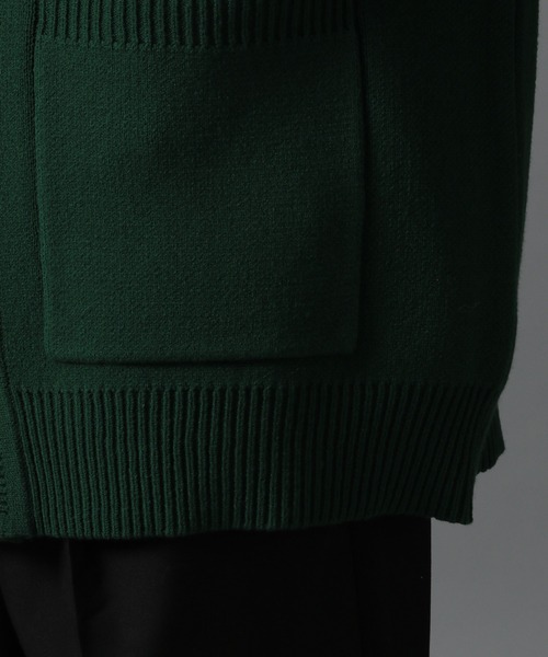 HARE（ハレ）の「2WAYシャツニットカーディガン(HARE)（カーディガン/ボレロ・メンズ・ブラック/ベージュ/グリーン・SMALL/MEDIUM）」の11枚目の写真
