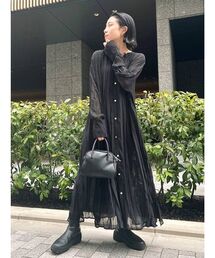 Ungrid | 2wayワッシャーロングワンピース(ワンピース)