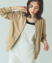 B:MING by BEAMS / ノーカラー ジップ ブルゾン 22SS