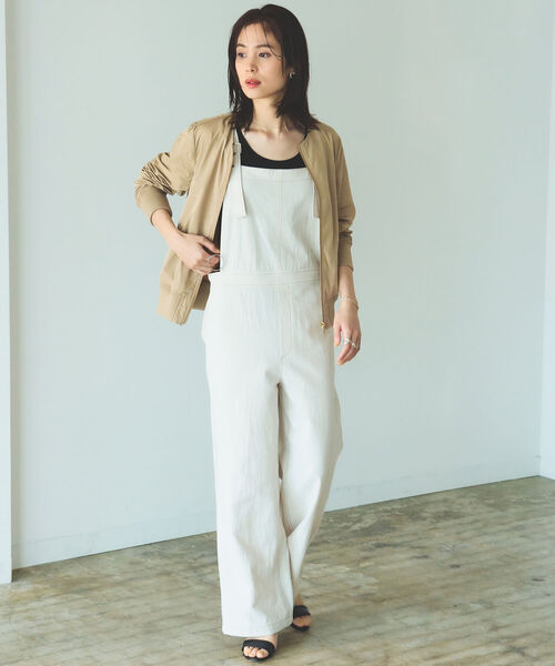 B:MING by BEAMS(ビーミングバイビームス)の「B:MING by BEAMS / ノーカラー ジップ ブルゾン 22SS(ブルゾン・レディース・ブラック/ベージュ/モスグリーン/アイボリー系・SMALL/MEDIUM/LARGE)」の17枚目の写真