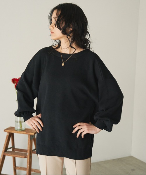 ANGIE(アンジー)の「Vネックオーバーサイズカラーカーディガン(カーディガン/ボレロ・レディース・グリーン/イエロー/オフホワイト/ブラック・FREE)」の15枚目の写真