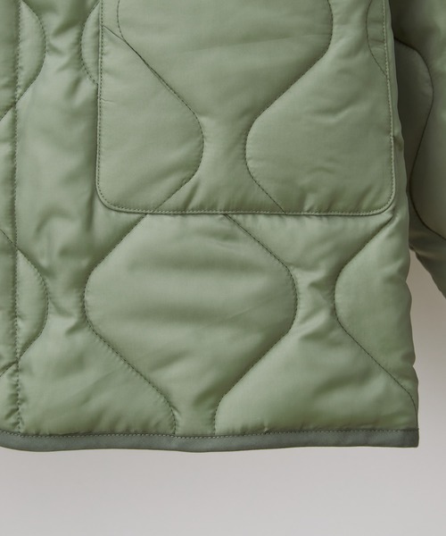 CIAOPANIC（チャオパニック）の「【ユニセックスで着用可能】ミリタリービッグシルエットキルティングライナージャケット（ミリタリージャケット・メンズ・ネイビー/レッド/オリーブ/オレンジ/ブルー・2/0）」の10枚目の写真