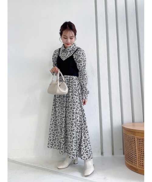 JUMELLE（ジュメロ）の「ビスチェセットワンピース（ワンピース・レディース・ブラック・FREE）」の9枚目の写真