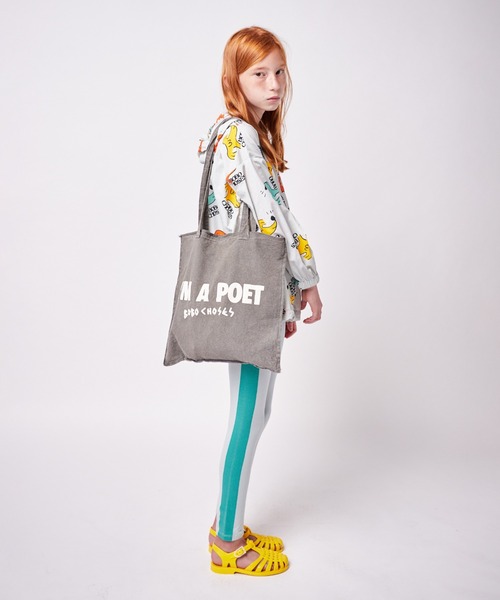 BOBO CHOSES(ボボショーズ)の「Sniffy Dog all over rain jacket(レインコート/ポンチョ・キッズ・ライトグレー系・2-3Y/4-5Y/6-7y/8-9y)」の3枚目の写真