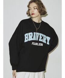 jouetie | BRAVERYロゴカレッジプルオーバー【トレーナー/スウェット】(スウェット)