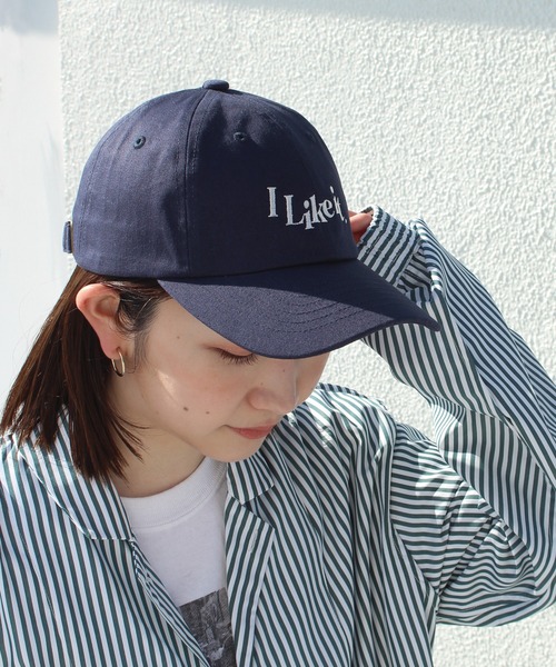 LAVEANGE(ラビアンジェ)の「刺繍ベースボールキャップ(キャップ・レディース・ブラック/ベージュ/ネイビー/グリーン・F)」の4枚目の写真