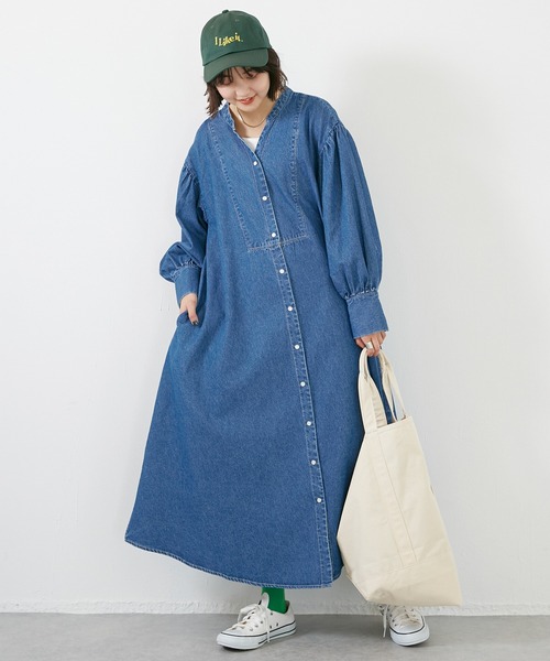 LAVEANGE(ラビアンジェ)の「刺繍ベースボールキャップ(キャップ・レディース・ブラック/ベージュ/ネイビー/グリーン・F)」の5枚目の写真